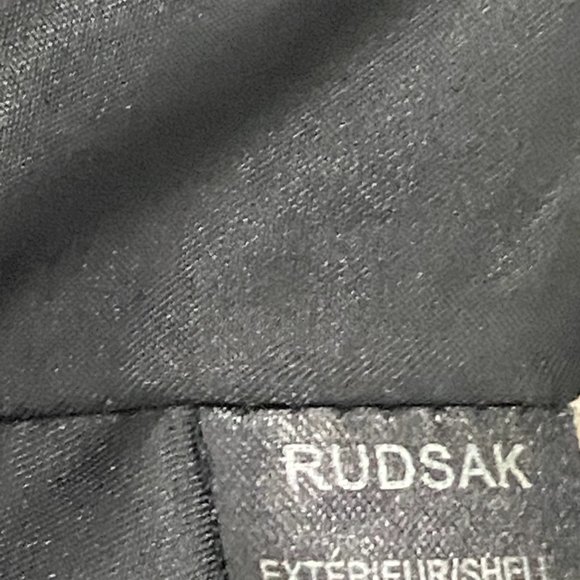 Rudsak Women's Black High Collar Leather Jacket - Picture 11 of 11